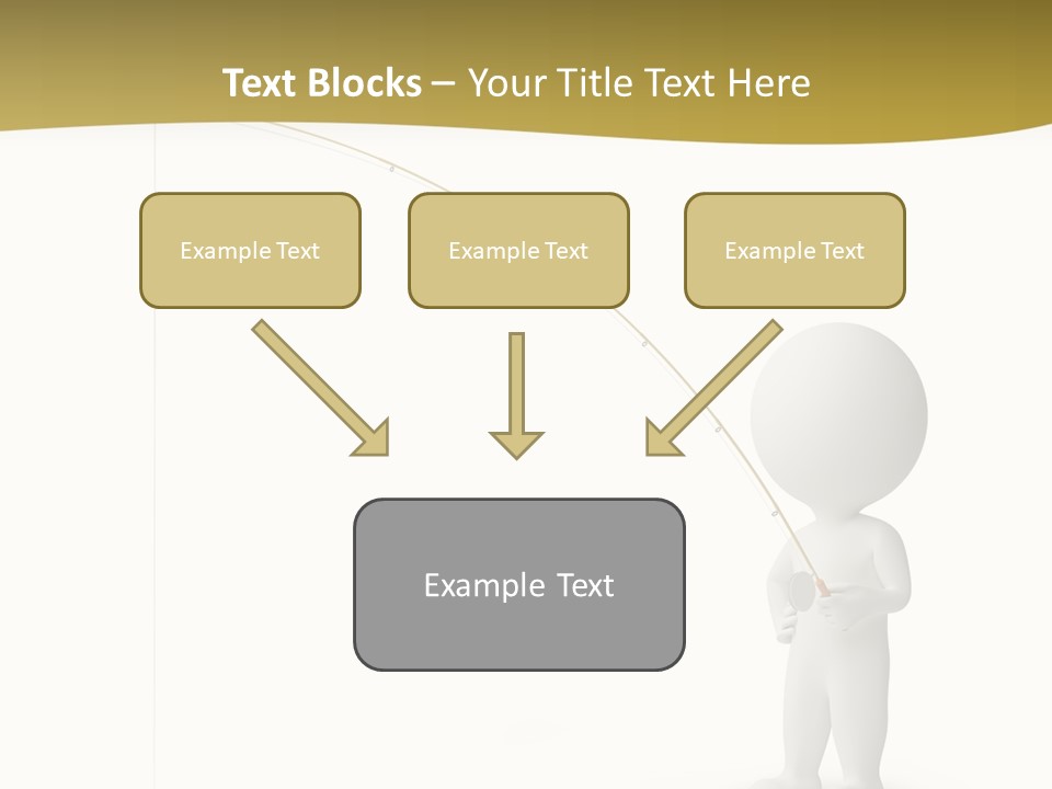 Leisure Sport Rod PowerPoint Template