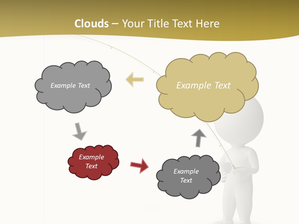 Leisure Sport Rod PowerPoint Template