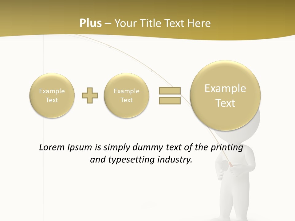 Leisure Sport Rod PowerPoint Template