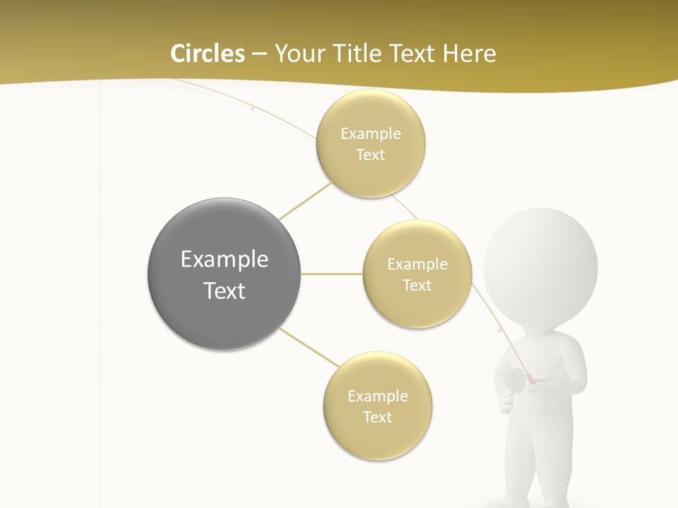 Leisure Sport Rod PowerPoint Template