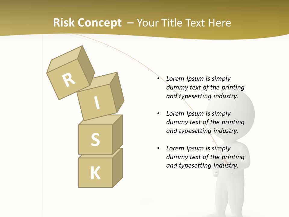 Leisure Sport Rod PowerPoint Template