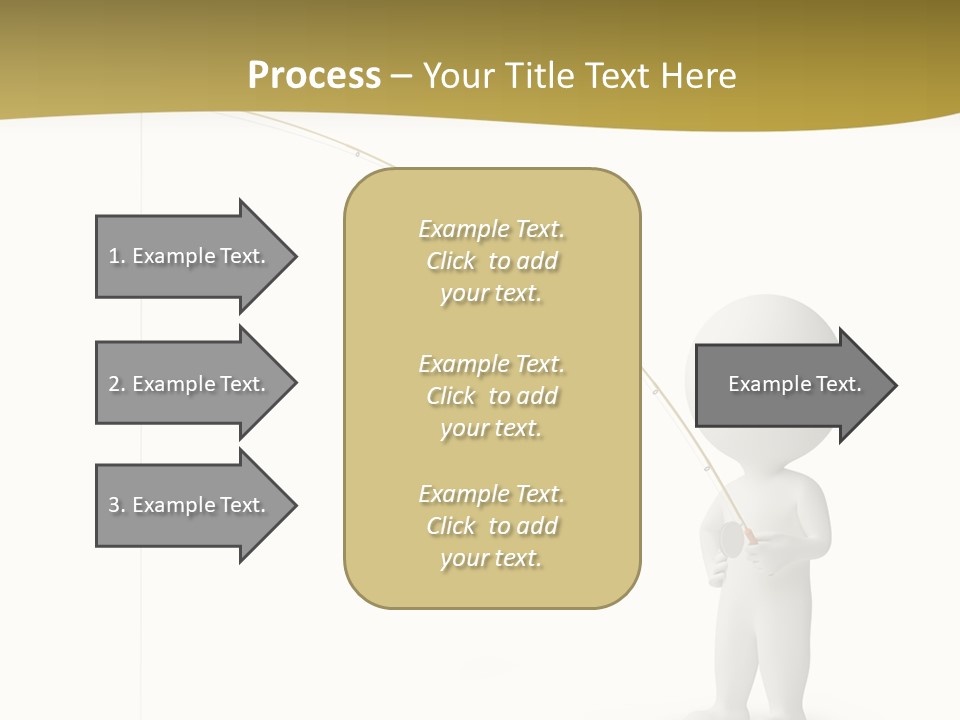 Leisure Sport Rod PowerPoint Template