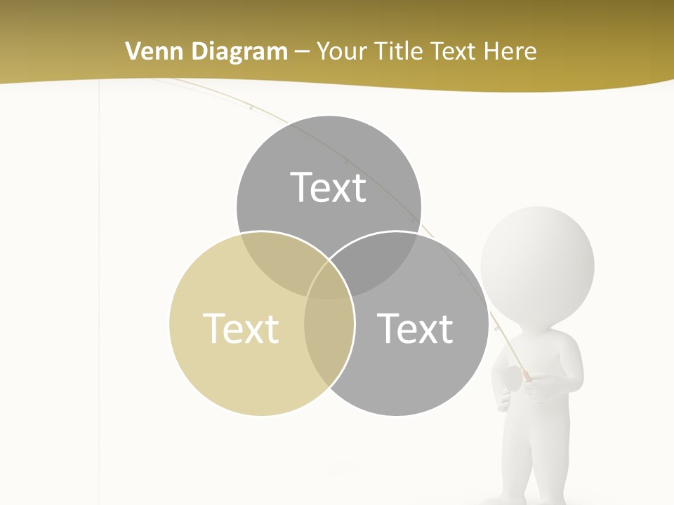 Leisure Sport Rod PowerPoint Template