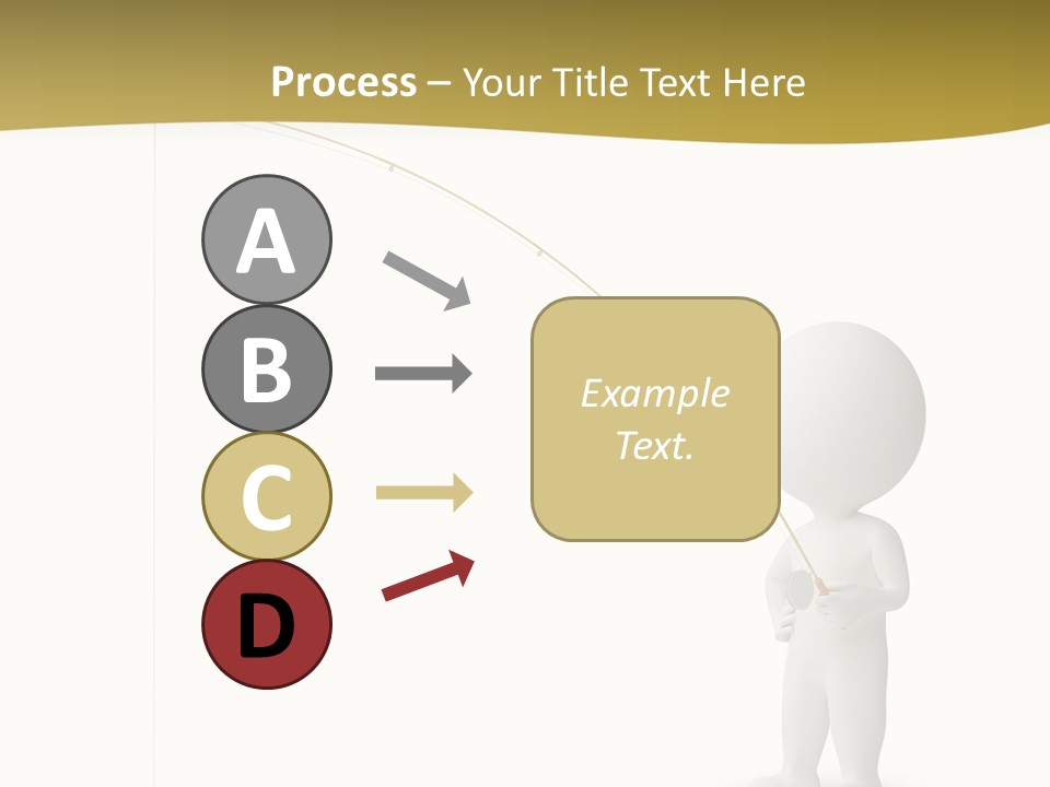 Leisure Sport Rod PowerPoint Template