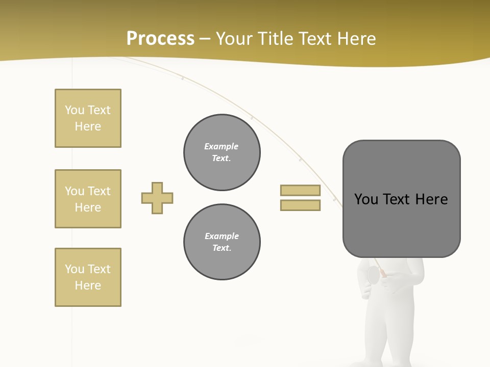 Leisure Sport Rod PowerPoint Template