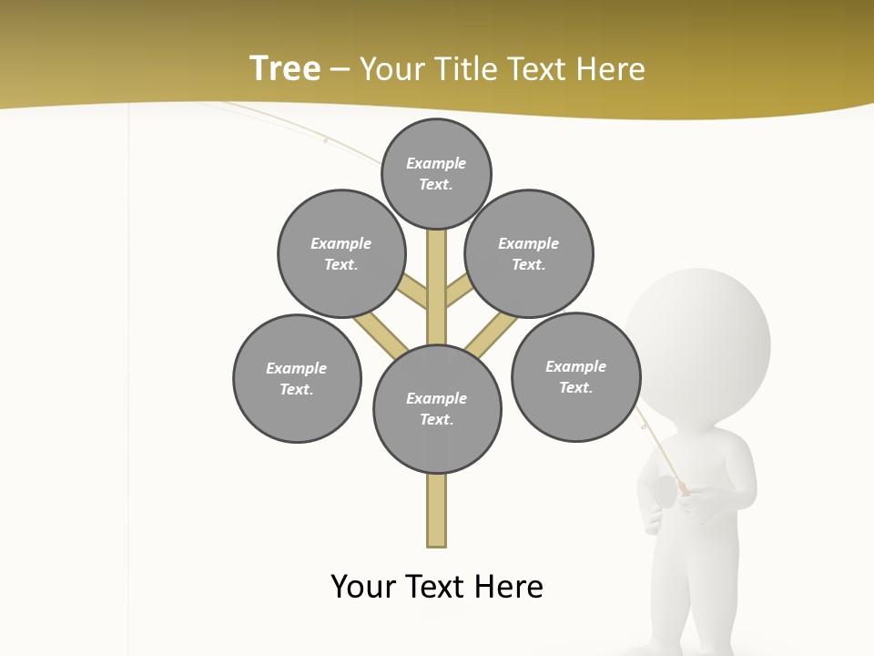 Leisure Sport Rod PowerPoint Template