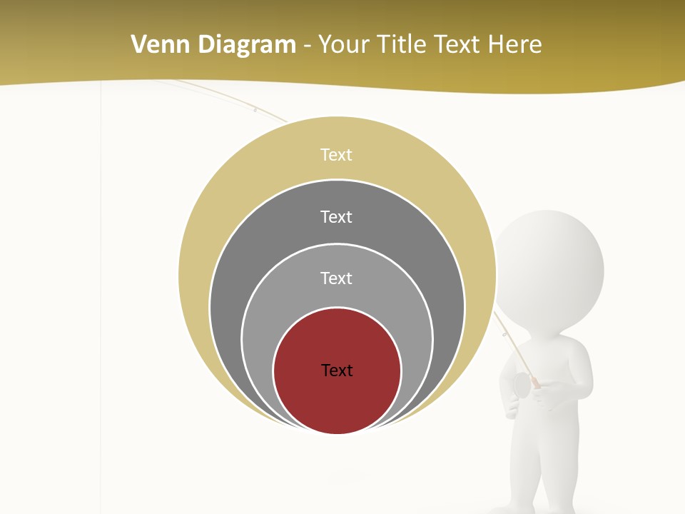 Leisure Sport Rod PowerPoint Template