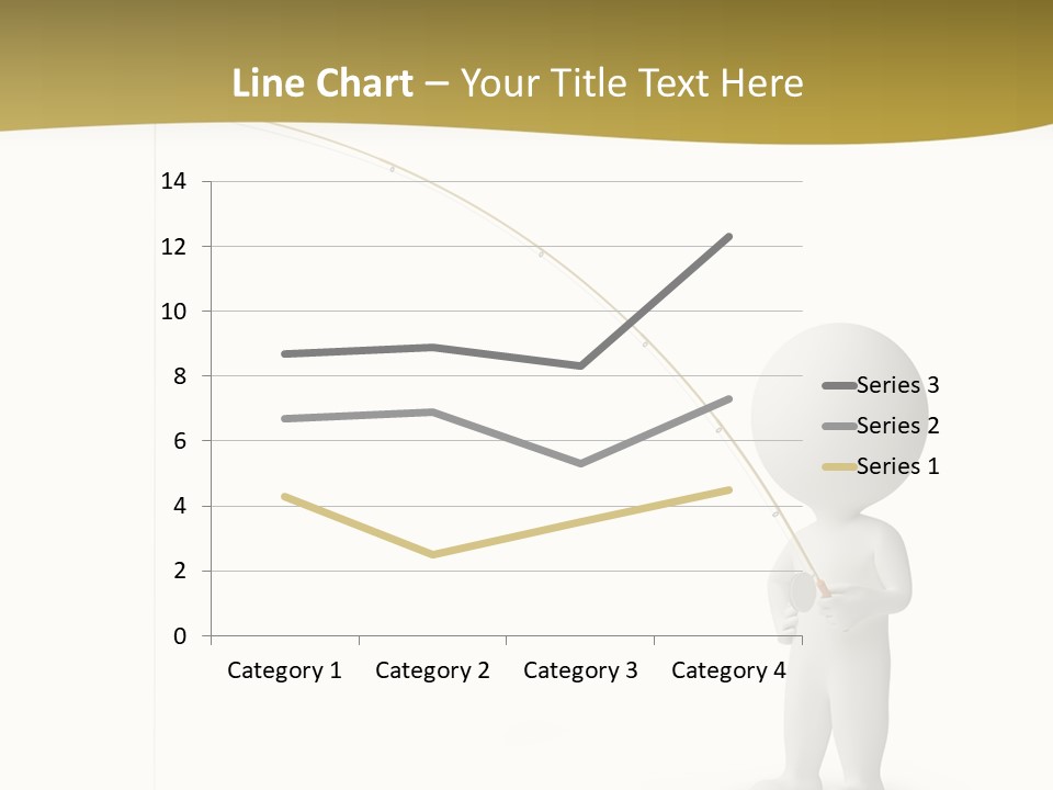 Leisure Sport Rod PowerPoint Template