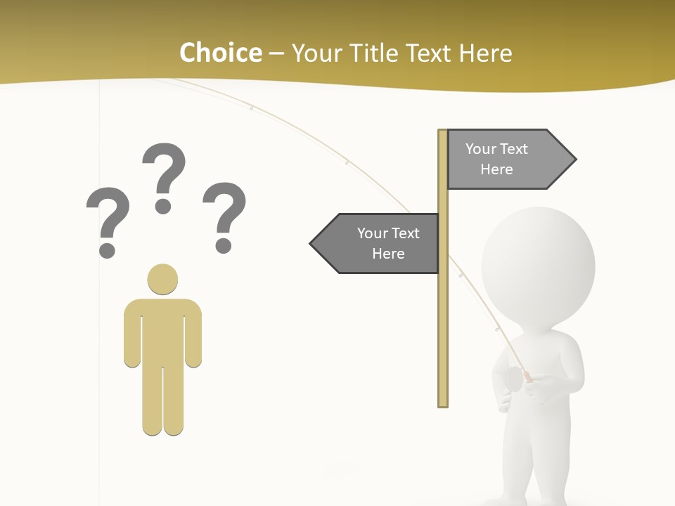 Leisure Sport Rod PowerPoint Template