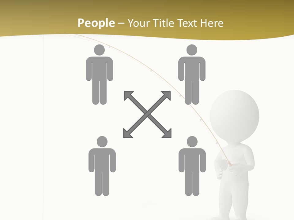 Leisure Sport Rod PowerPoint Template