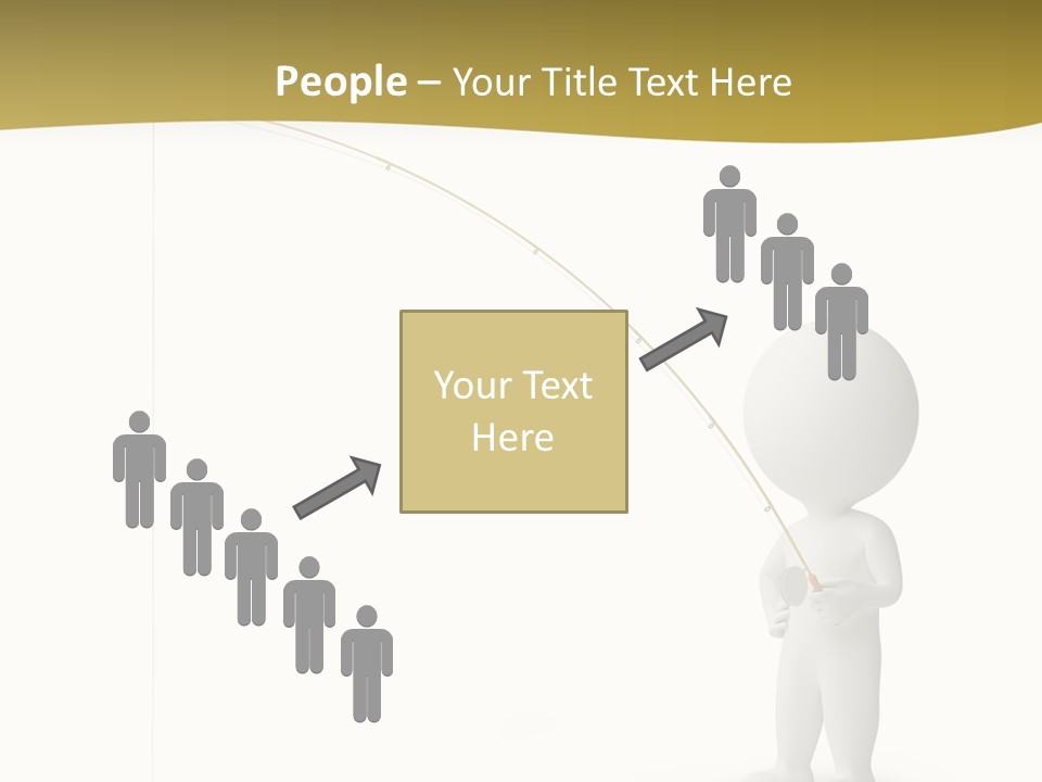 Leisure Sport Rod PowerPoint Template