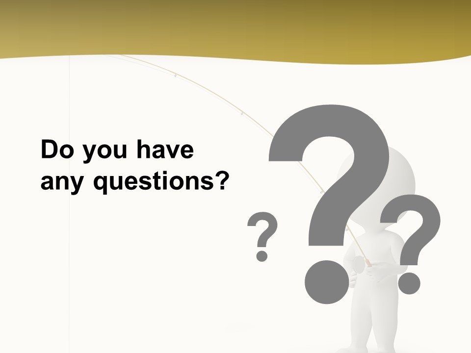 Leisure Sport Rod PowerPoint Template