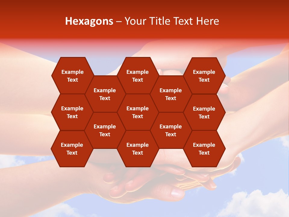 Interracial Friends Team PowerPoint Template