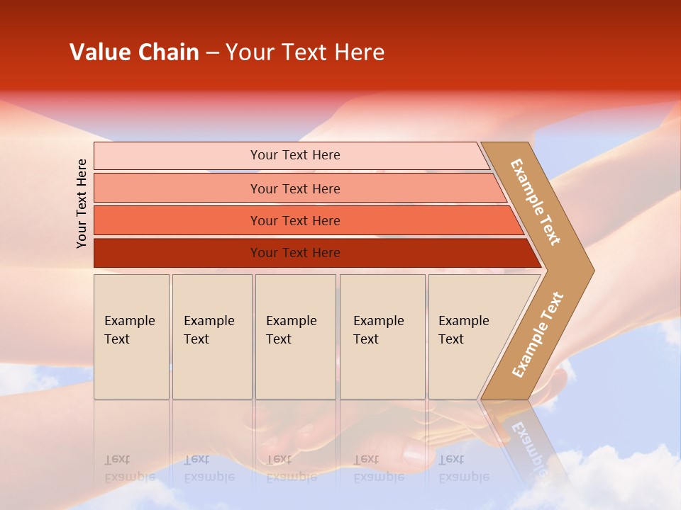 Interracial Friends Team PowerPoint Template