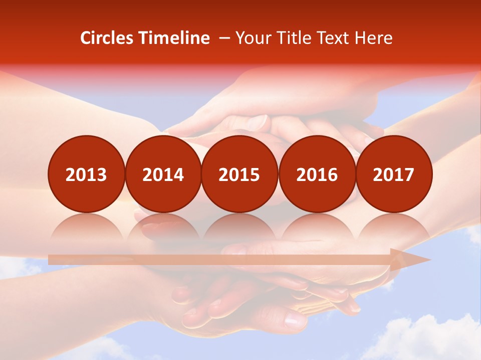 Interracial Friends Team PowerPoint Template