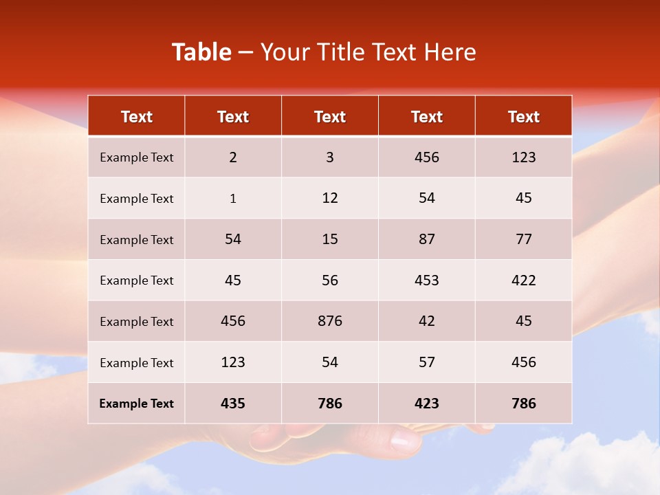 Interracial Friends Team PowerPoint Template