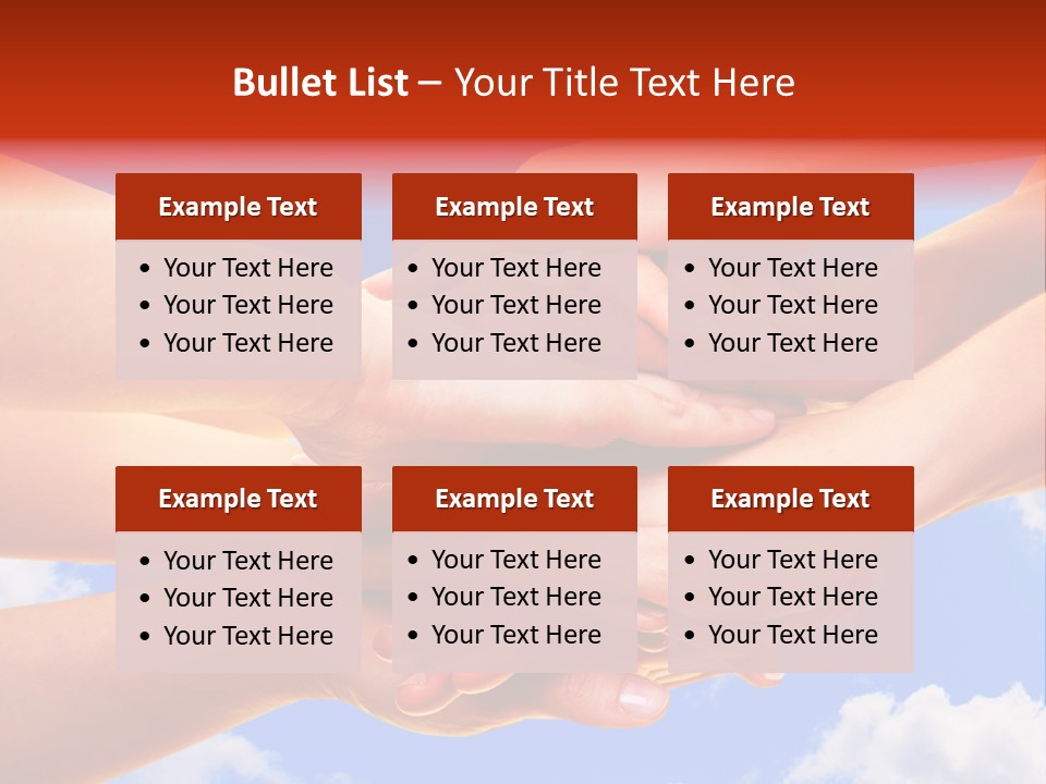 Interracial Friends Team PowerPoint Template