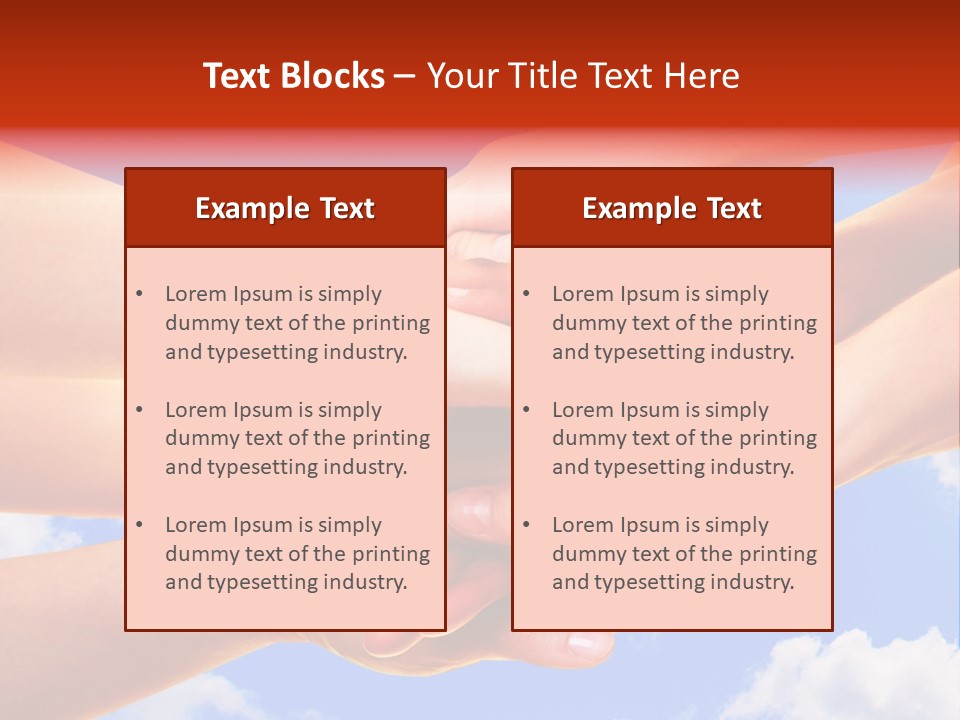 Interracial Friends Team PowerPoint Template