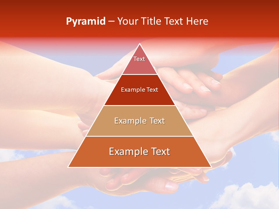 Interracial Friends Team PowerPoint Template