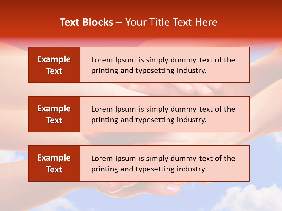 Interracial Friends Team PowerPoint Template
