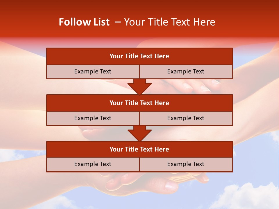 Interracial Friends Team PowerPoint Template
