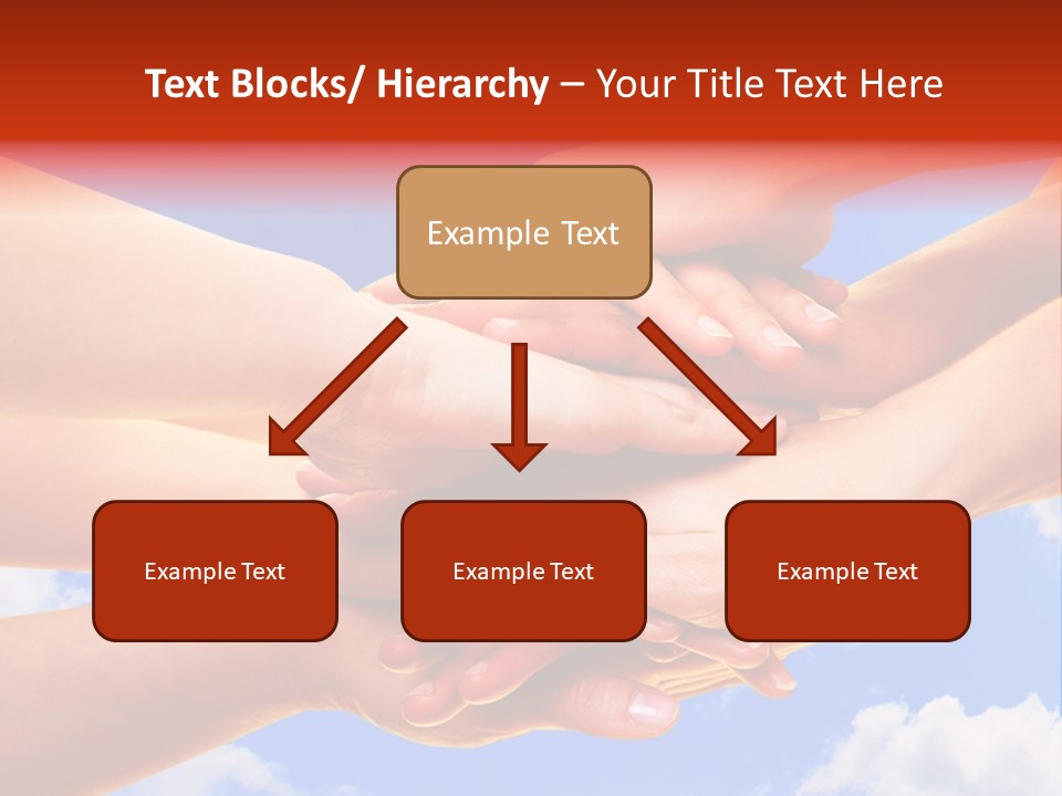 Interracial Friends Team PowerPoint Template