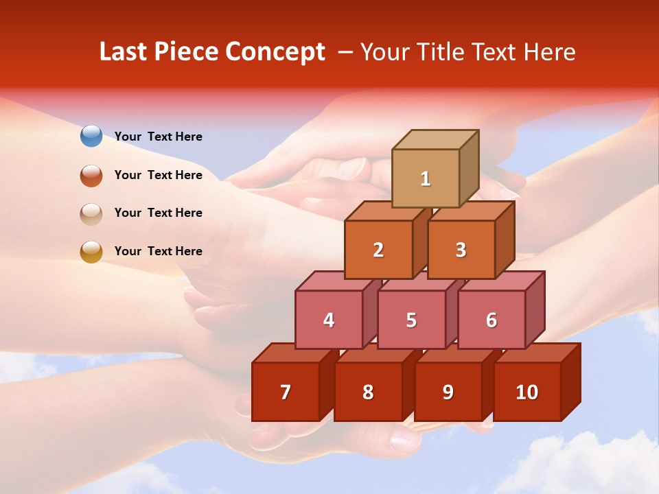 Interracial Friends Team PowerPoint Template