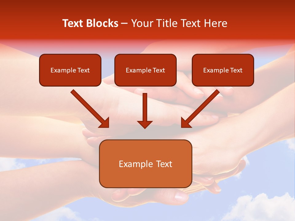 Interracial Friends Team PowerPoint Template