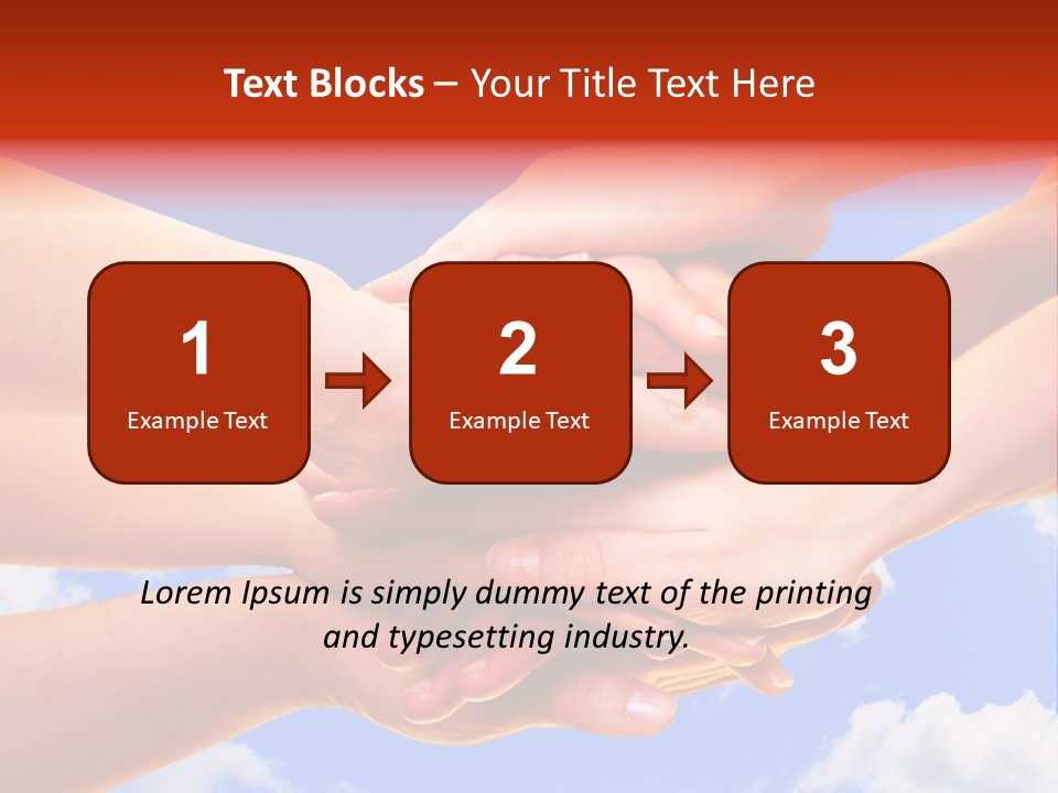 Interracial Friends Team PowerPoint Template