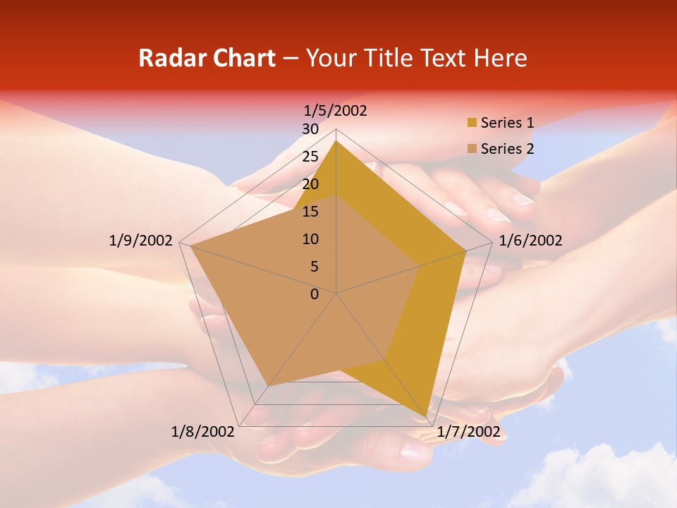Interracial Friends Team PowerPoint Template