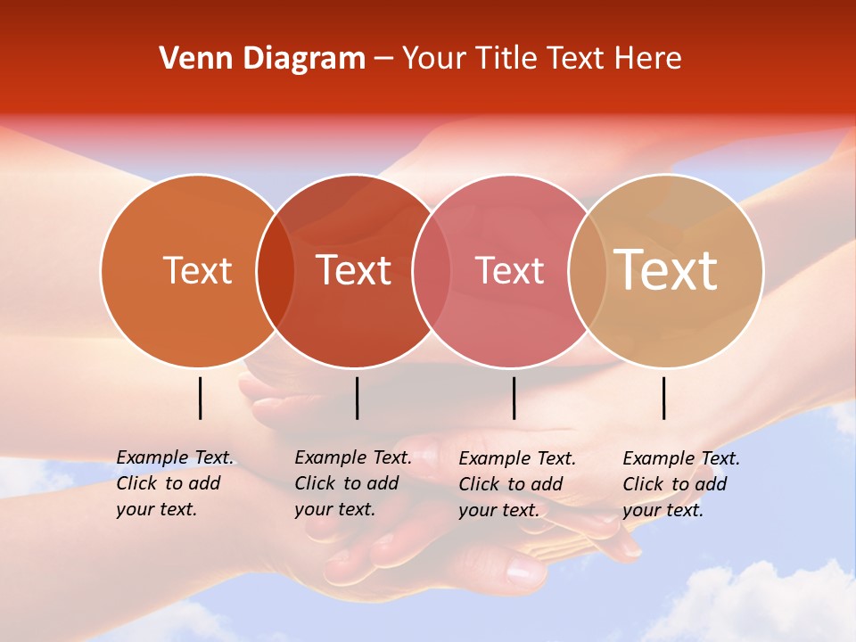 Interracial Friends Team PowerPoint Template