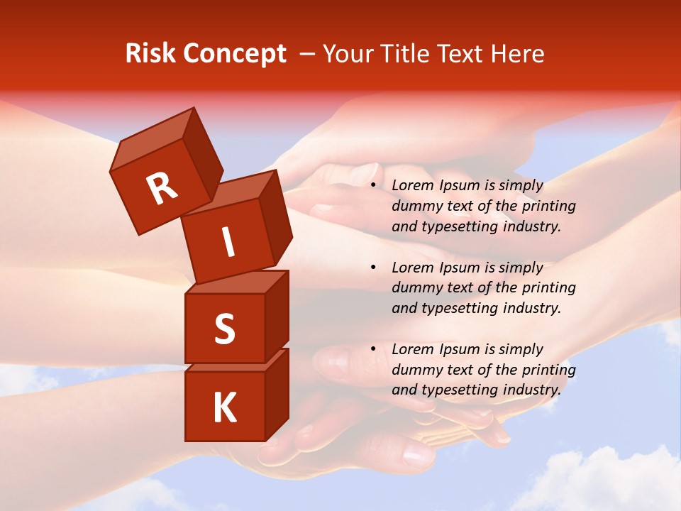 Interracial Friends Team PowerPoint Template