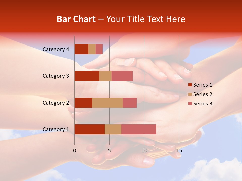 Interracial Friends Team PowerPoint Template