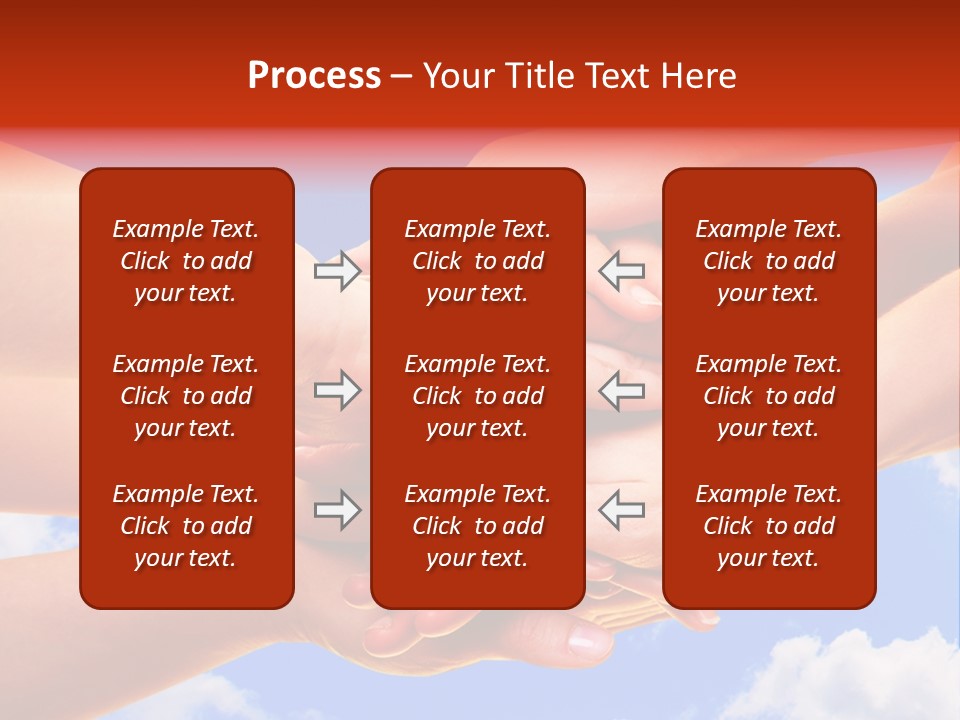 Interracial Friends Team PowerPoint Template