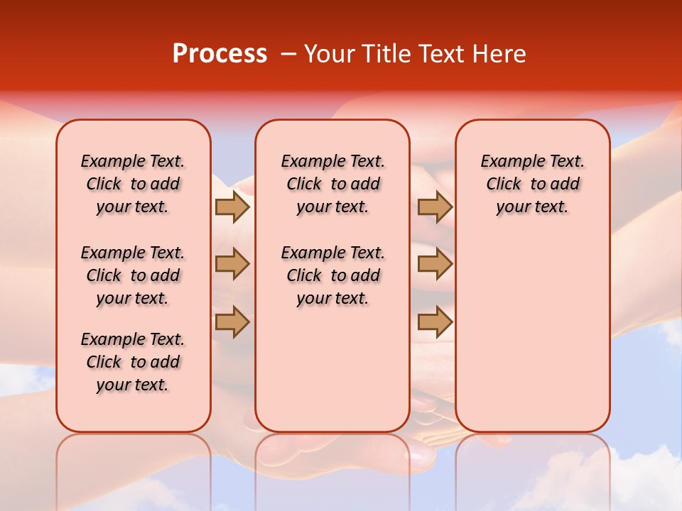 Interracial Friends Team PowerPoint Template