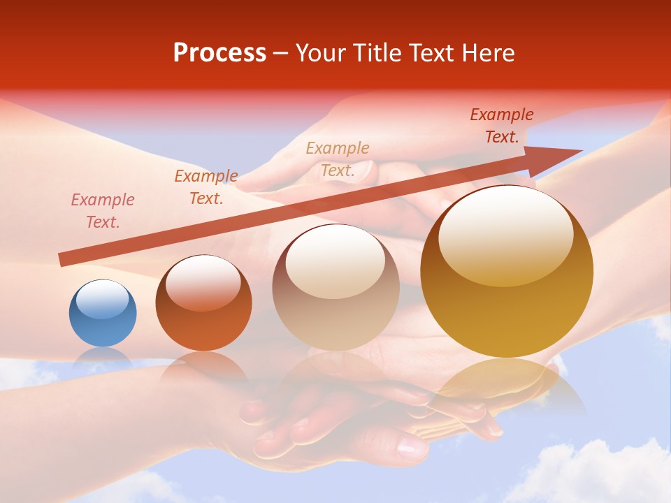 Interracial Friends Team PowerPoint Template