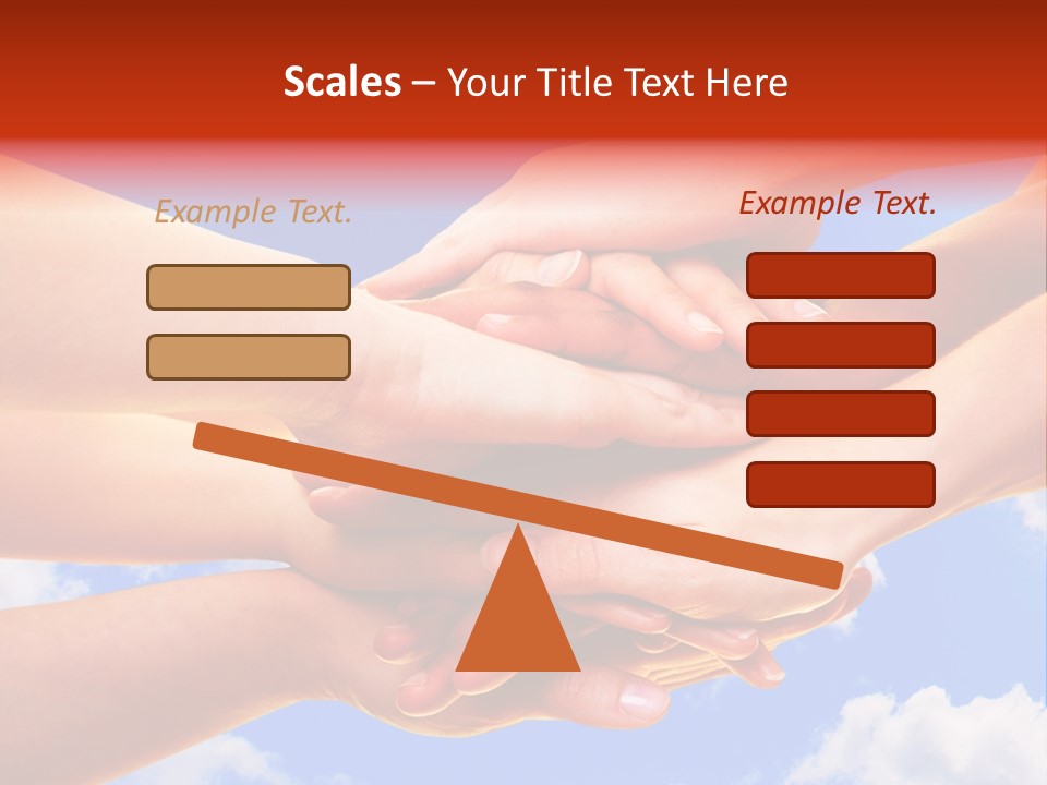 Interracial Friends Team PowerPoint Template