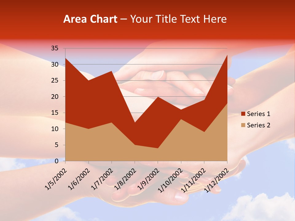 Interracial Friends Team PowerPoint Template