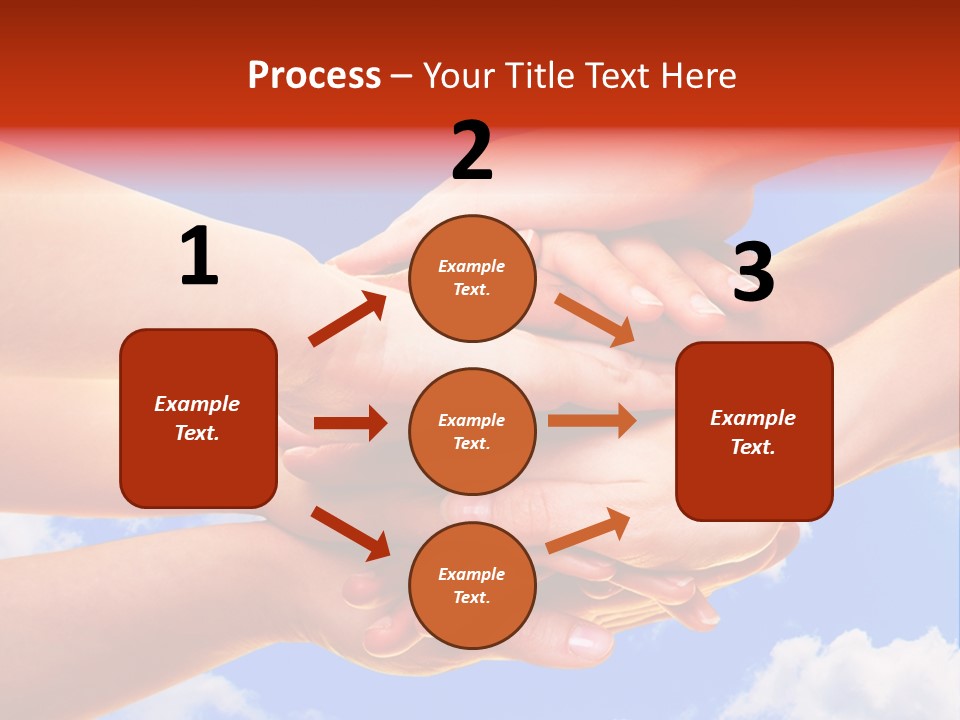 Interracial Friends Team PowerPoint Template