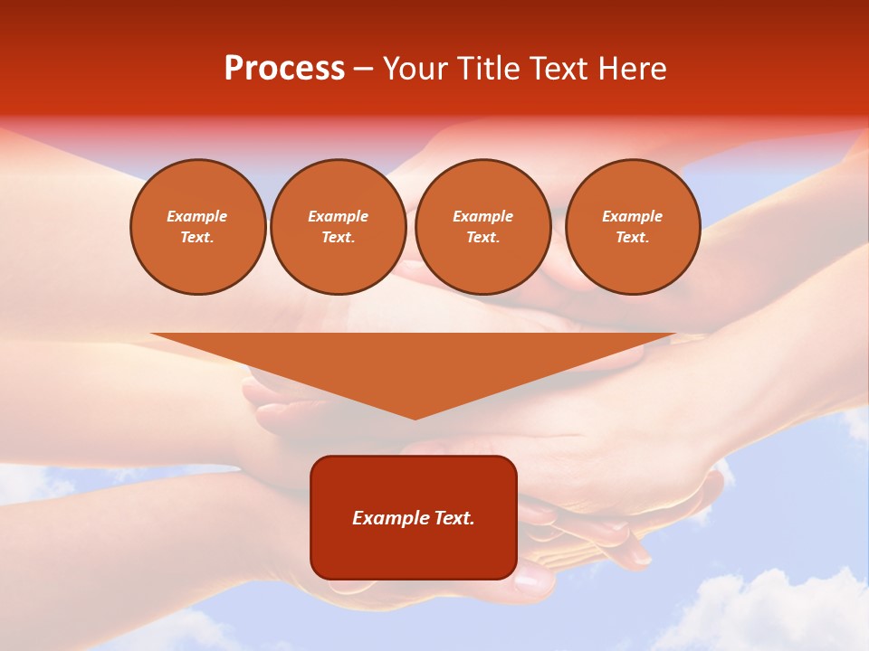 Interracial Friends Team PowerPoint Template