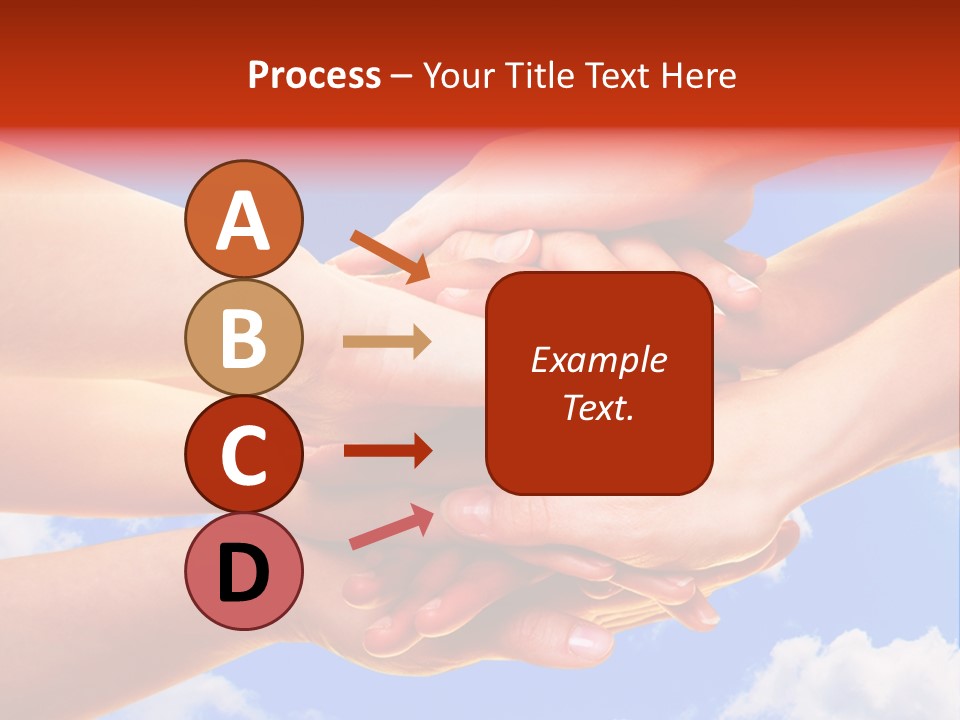 Interracial Friends Team PowerPoint Template