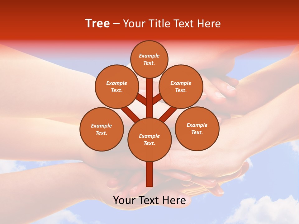 Interracial Friends Team PowerPoint Template