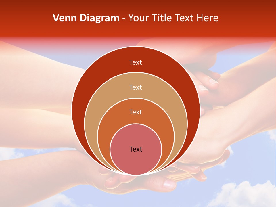 Interracial Friends Team PowerPoint Template
