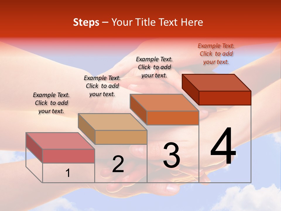 Interracial Friends Team PowerPoint Template