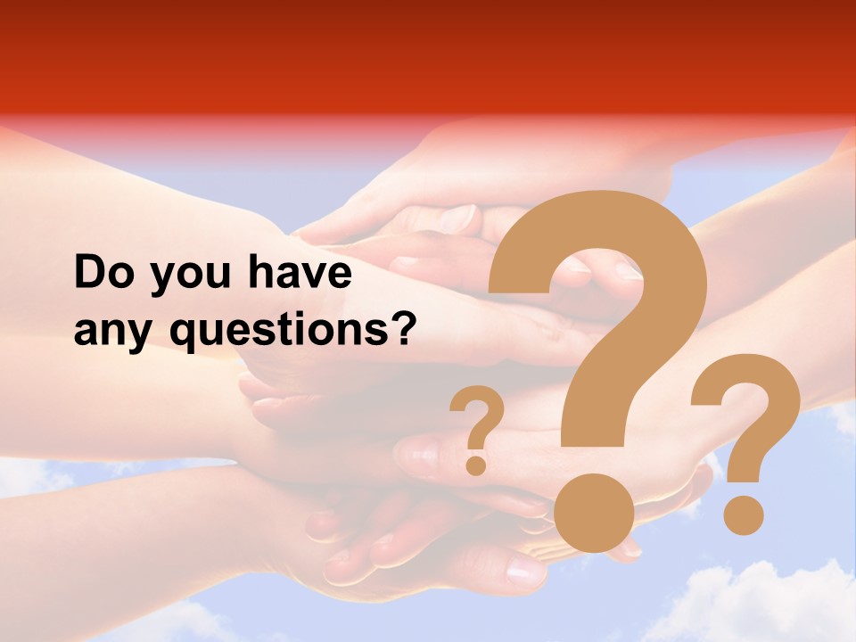 Interracial Friends Team PowerPoint Template