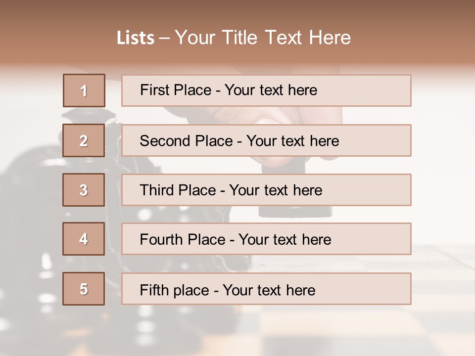 Intelligence War Objects PowerPoint Template