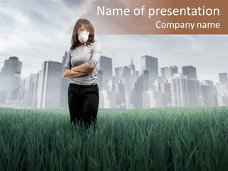 Green Ambient Landscape PowerPoint Template