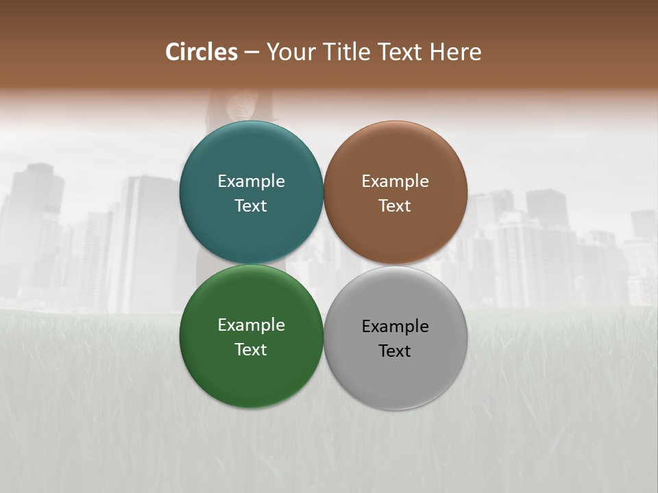 Green Ambient Landscape PowerPoint Template