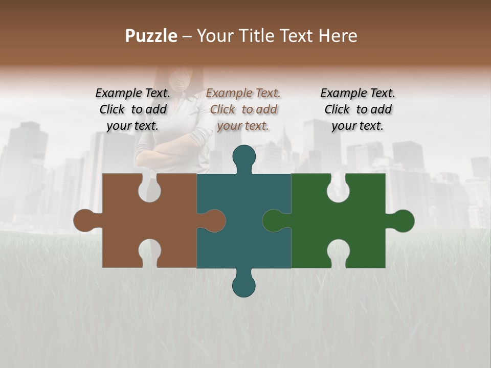 Green Ambient Landscape PowerPoint Template