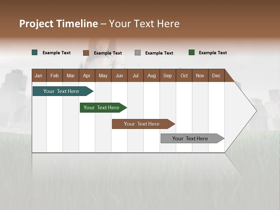 Green Ambient Landscape PowerPoint Template